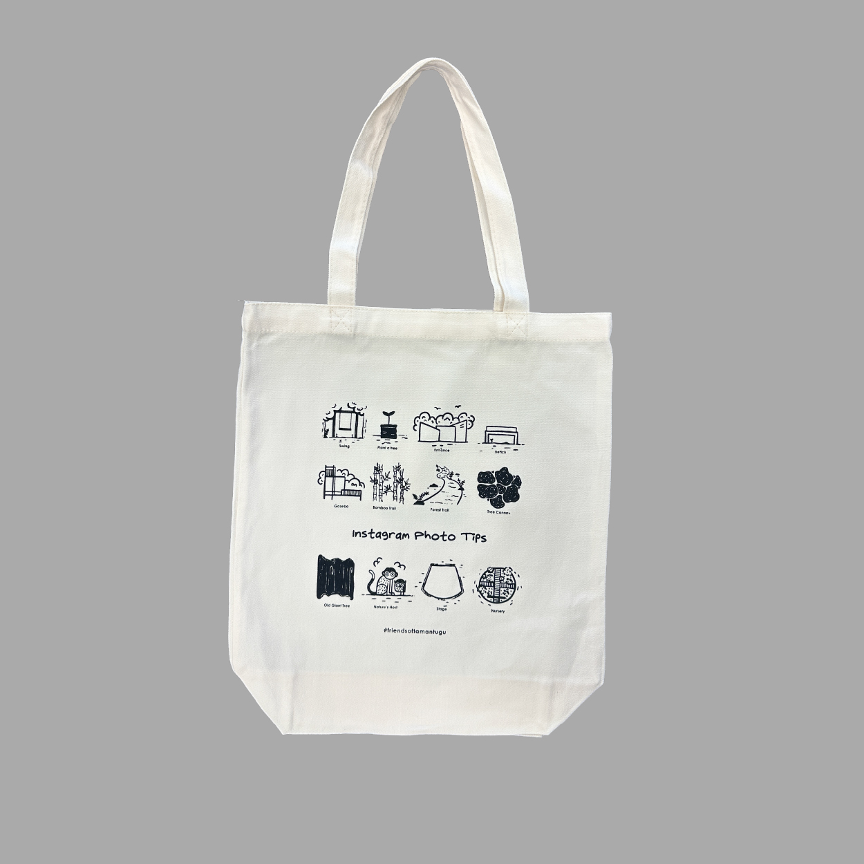 Taman Tugu Canvas Tote Bag – Small