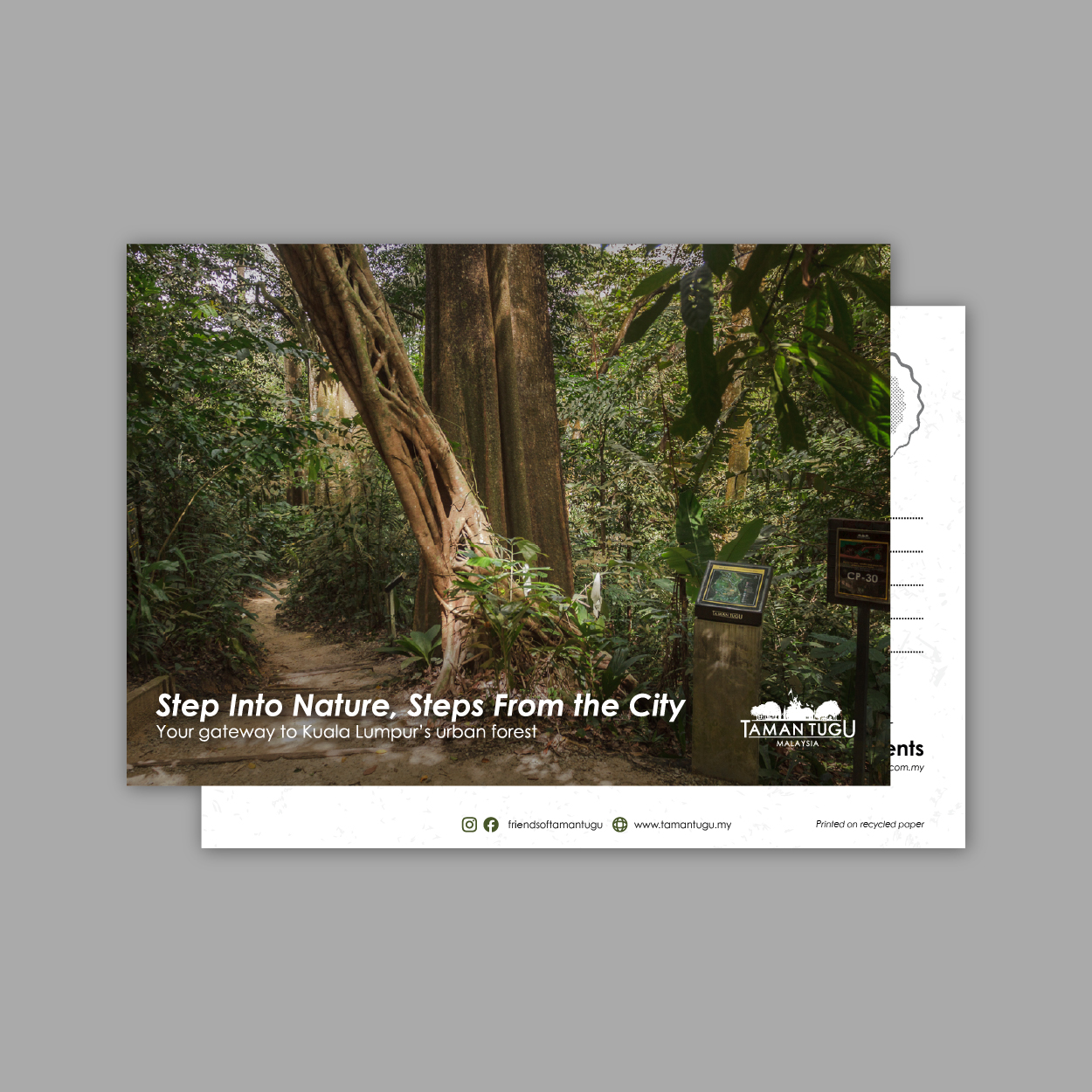 Postcard - Step Into Nature