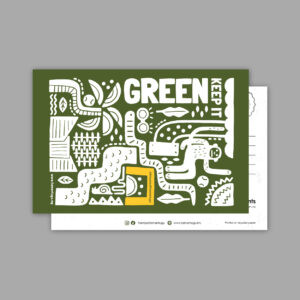 Postcard - Keep It Green