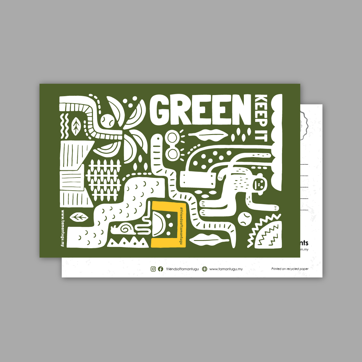 Postcard - Keep It Green