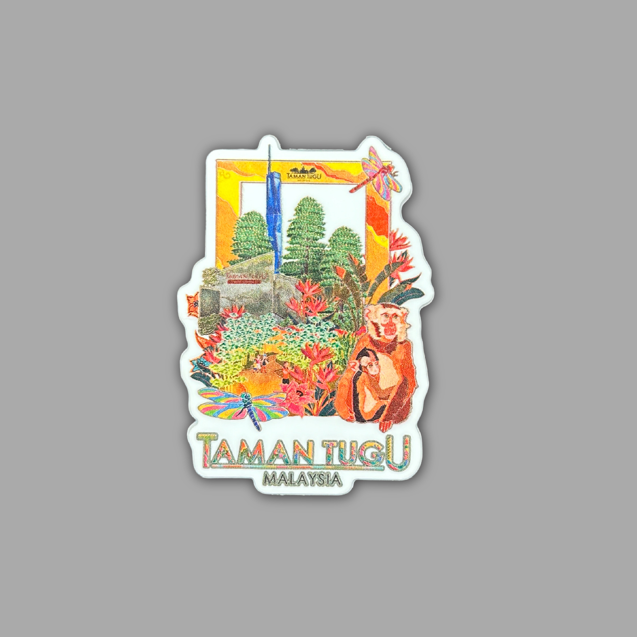 Taman Tugu in Batik – Fridge Magnet